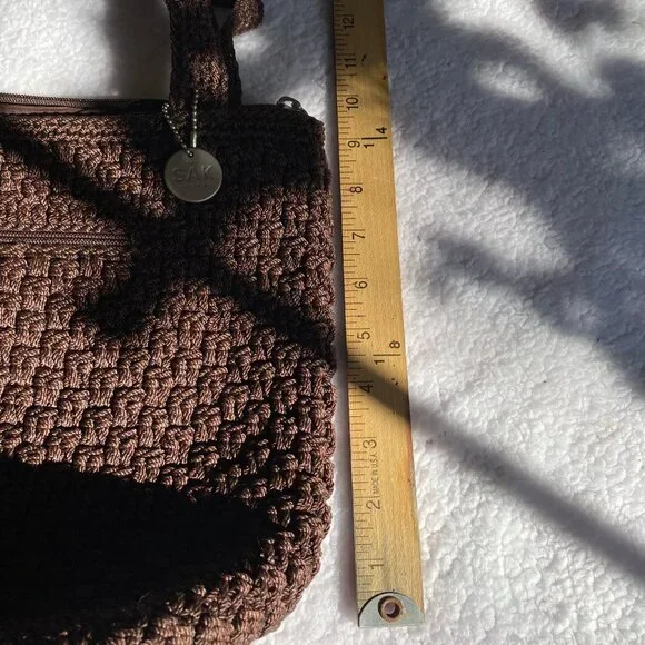 The Sak Woven Brown Shoulder Bag - Picture 10 of 16
